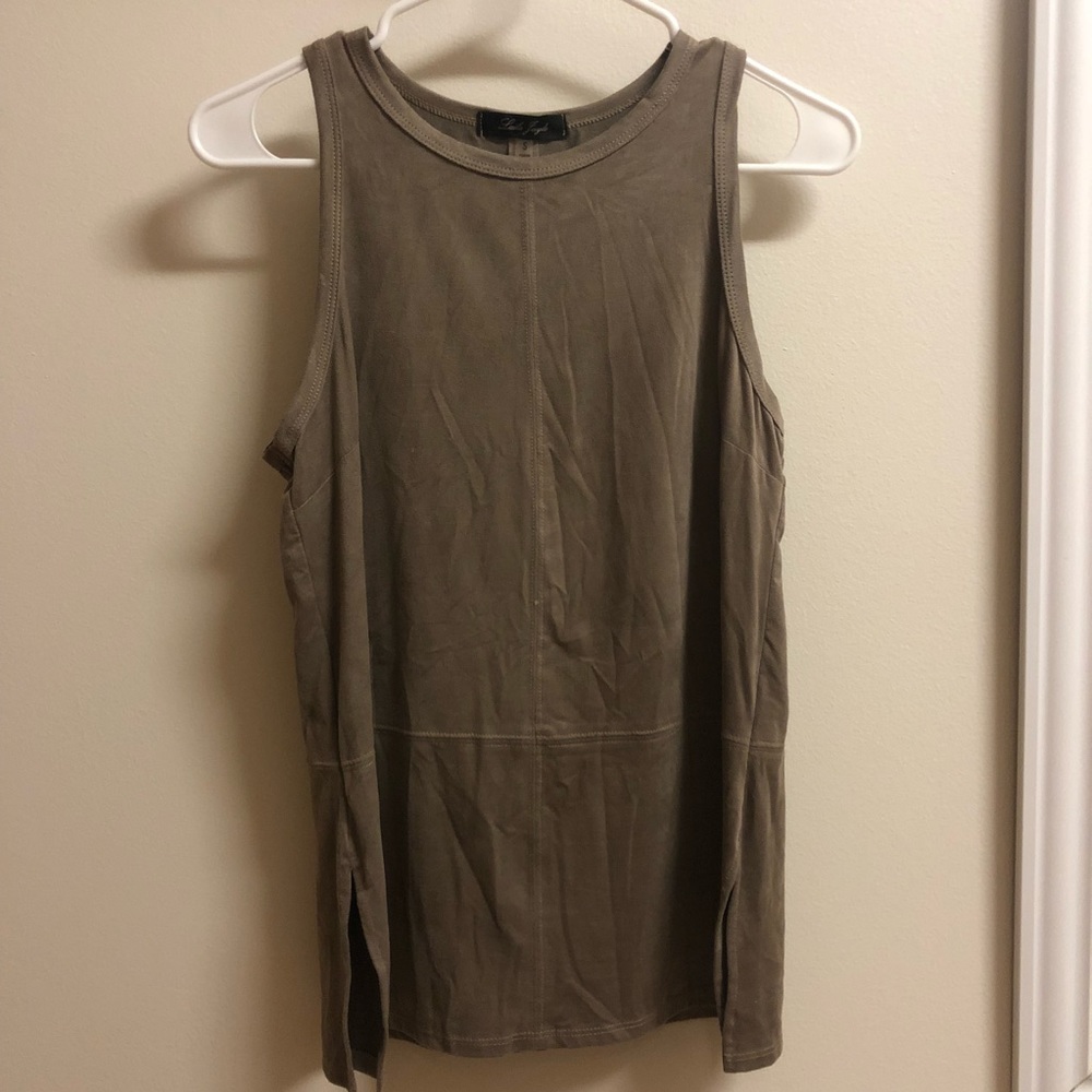 Suede top